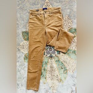 Talbots Camel Straight Leg Corduroy Pants